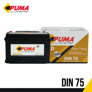 แบตเตอรี่รถยนต์ PUMA รุ่น DIN75