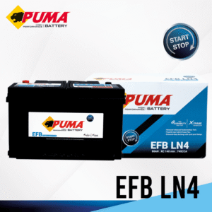 แบตเตอรี่รถยนต์ PUMA START STOP รุ่น EFB LN4